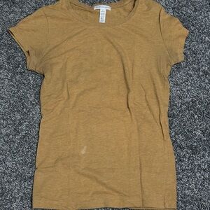Casual Mustard Women’s T-Shirt (Large)